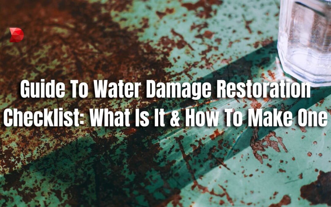 Water Removal and Restoration Guide